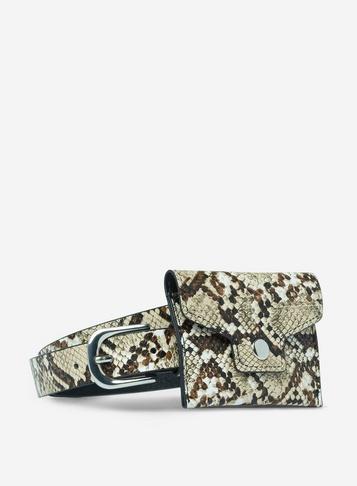*lola Skye Lisbon Snake Print Belt Bag