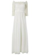 Dorothy Perkins *showcase Bridal Ivory 'trinity' Maxi Dress