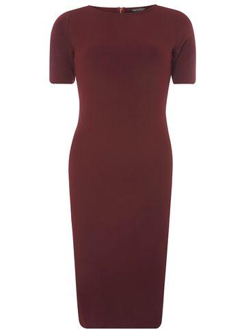 Dorothy Perkins Burgundy Bodycon Dress