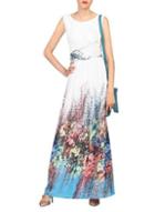 Dorothy Perkins *white Floral Print Maxi Dress