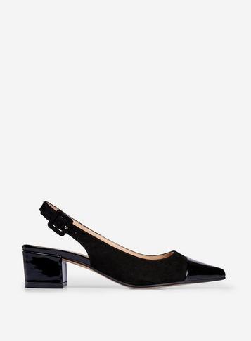 Dorothy Perkins Black Darling Court Shoes