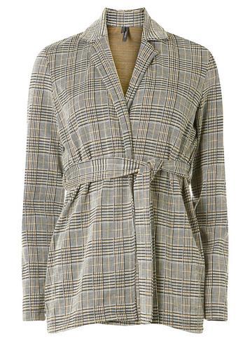 Dorothy Perkins *vero Moda Multi Coloured Check Belted Blazer