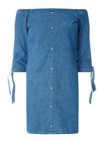 Dorothy Perkins Midwash Bardot Denim Dress