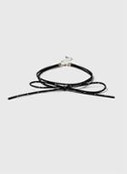 Dorothy Perkins Studded Bow Choker Necklace