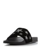 Dorothy Perkins *head Over Heels By Dune Black 'linders' Flat Sandals
