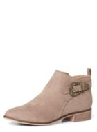 Dorothy Perkins 'mary' Taupe Western Ankle Boots
