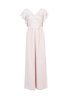 *showcase Blush Lace Bodice Maxi Dress