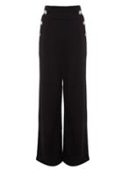 Dorothy Perkins *quiz Black Palazzo Button Trousers