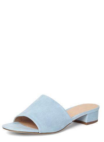 Dorothy Perkins Pale Blue 'foster' Heeled Mules
