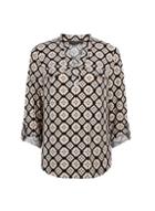 Dorothy Perkins Multi Colour Geometric Interlock Twist Yarn Jersey Shirt