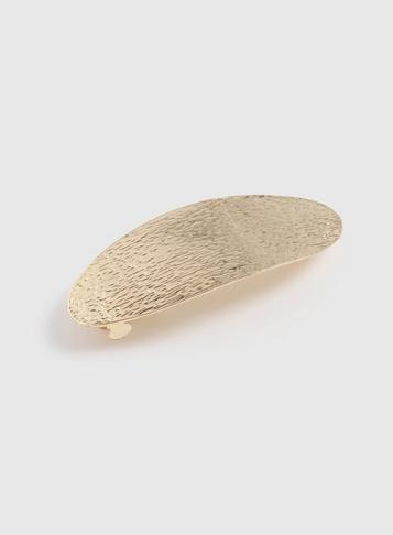 Dorothy Perkins Gold Finish Textured Hair Clip