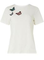 Dorothy Perkins Trees For Cities Ivory Butterfly Motif T-shirt