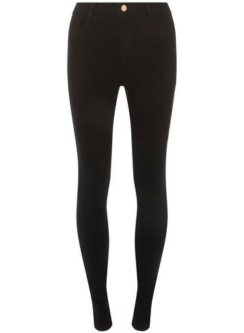 Dorothy Perkins *tall Black Denim Shape & Lift Stretch Skinny Jeans