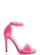 Dorothy Perkins *quiz Pink Satin Diamante Sandals