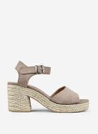 Dorothy Perkins Taupe 'rollo' Espadrille Wedges