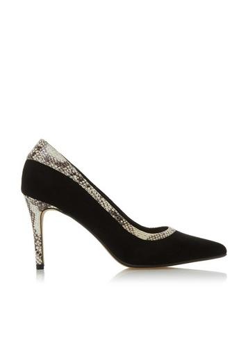 *head Over Heels By Dune Black 'alie' High Heel Shoes
