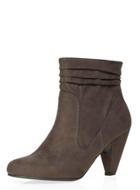 Dorothy Perkins Grey Melonie Rouched Boot