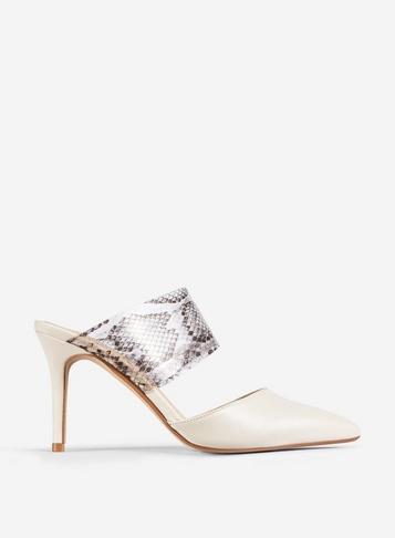 Dorothy Perkins White Dixie Mules