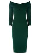 Dorothy Perkins Green Knitted Wrap Dress