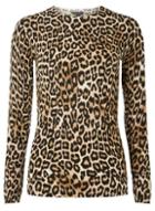 Dorothy Perkins *tall Black Leopard Crew Neck Jumper