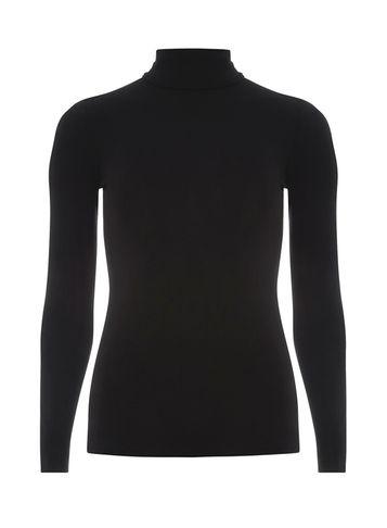 Dorothy Perkins Black High Neck Top