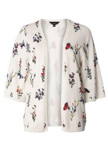 Dorothy Perkins Ivory Floral Print Cardigan