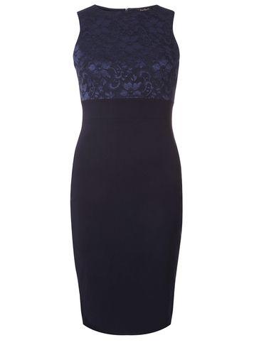 Dorothy Perkins *scarlett B Navy 'amy' Bodycon Dress