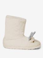 Dorothy Perkins Cream Fluffy Reindeer Bootie