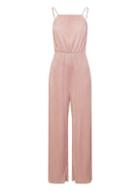 Dorothy Perkins *girls On Film Pink Plisse Jumpsuit