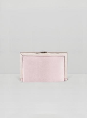 Dorothy Perkins *chi Chi London Mink Satin Clutch Bag