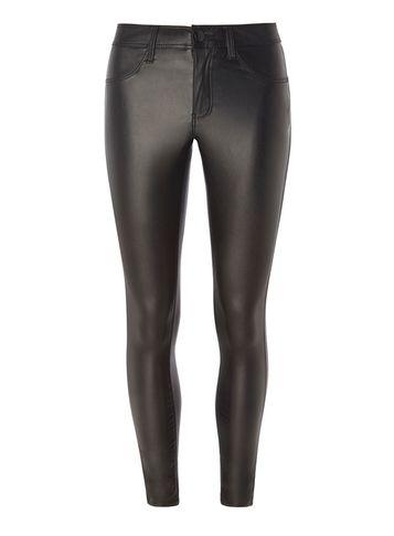 Dorothy Perkins Petite Black Coated Frankie Jeggings