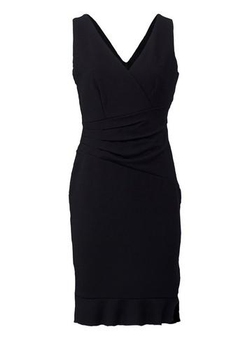 Dorothy Perkins *black Pephem Bodycon Dress
