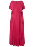 Dorothy Perkins Dp Curve Pink Jersey Maxi Dress