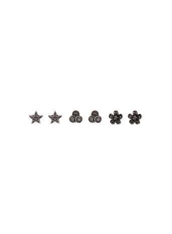Dorothy Perkins Star And Flower Earrings