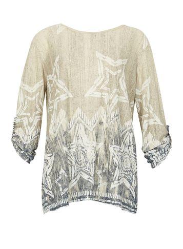 Dorothy Perkins *izabel London Stone Star Print Smock Top