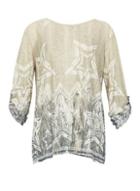 Dorothy Perkins *izabel London Stone Star Print Smock Top