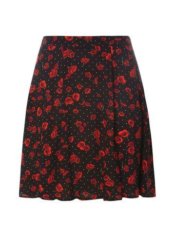 Dorothy Perkins Red Poppu Skater Skirt
