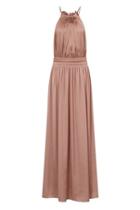 Dorothy Perkins *little Mistress Rose Gold Maxi Dress
