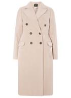 Dorothy Perkins Blush Double Breasted Coat