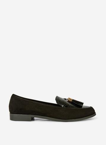 Dorothy Perkins Black Lille Loafers