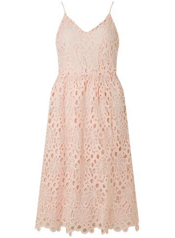 Dorothy Perkins *vila Blush Midi Skater Dress