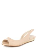 Dorothy Perkins Nude Open Slingback Pumps