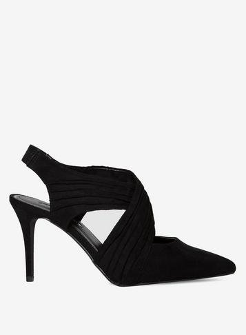 Dorothy Perkins Black Espresso Court Shoes