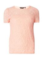 Dorothy Perkins Pink Sequin Lace T-shirt