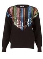 Dorothy Perkins *blue Vanilla Black Rainbow Striped Jumper
