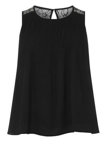 Dorothy Perkins *vero Moda Black Lace Swing Top