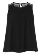 Dorothy Perkins *vero Moda Black Lace Swing Top
