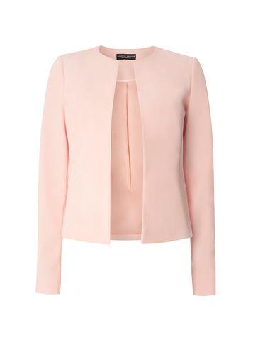 Dorothy Perkins Nude Crepe Crop Jacket