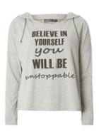 Dorothy Perkins *only Play Grey Slogan Sweat Top