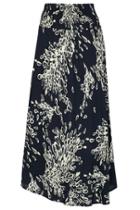 Dorothy Perkins *izabel London Navy Printed Maxi Skirt